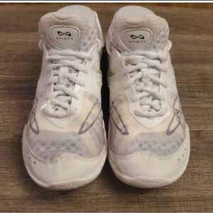 NFINITY vengeance White and Gray cheer Sneakers shoes